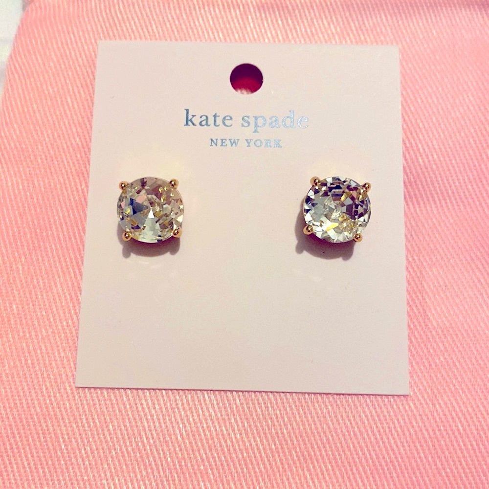 New! Kate Spade Rhinestone Earrings - Picture 5 of 5